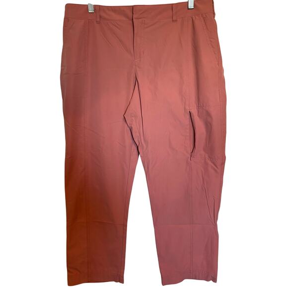 KIRKLAND Signature travel pants Peach orange size 12 - Picture 1 of 8